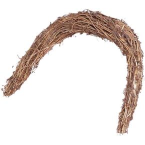 PRETYZOOM عيد الفصح الخشبي إكليل القمر إكليل العنب إكليل عيد الفصح الروطان إكليل القمر على شكل إكليل إكليل معلق لتزيين عيد الفصح in Kuwait