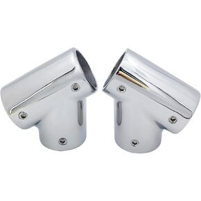 Marine Grade Stainless Steel 316 Polished Left and Right Hand Rail Fitting- 60 Degree T/Tee for 1in Tube