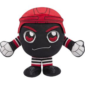 Bleacher Creatures Anaheim Ducks Mighty Ducks Logo 8" NHL Kuricha Hockey Puck Sitting Plush - Soft Chibi Inspired Plush