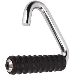 BORDSTRACT Fitness Handle Grip, C Shaped Fitness Handle Grip Hook, Soft Rubber Wrapped Training Pull Bar for Pull-up Bars, Resistance Bands, Barbells
