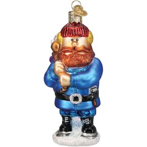 Old World Christmas Rudolph The Red-Nosed Reindeer Yukon Cornelius Glass Blown Ornament for Christmas Tree