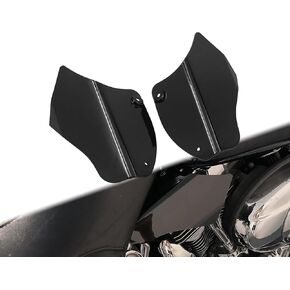 Motorcycle Air Deflector Reflective Saddle Shields Air Heat Deflector Fit for Harley Softail FLS FXS 2000-2017