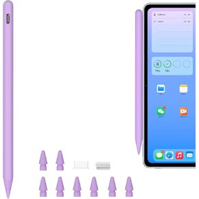 Pencil 2nd Generation with Magnetic Wireless Charging for Apple iPad,2X Fast Charge,Compatible with Apple iPad Pro11 in 1/2/3/4,iPad Pro 12.9 in 3/4/5/6,iPad Air 3/4/5,iPad Mini 5/6,iPad 6/7/8/9/10