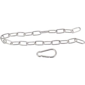 1pc Extension Chain Weightlifting Chains Gym Handles Attachment Chain Large Gym Chains Cable Attachment Workout Gym Belts Pull Down Cord Fitness Training Equipment Sports Iron