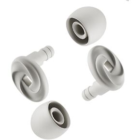 Ear Plugs for Noise Reduction – Super Soft, Reusable Hearing Protection in Silicone for Side Sleepers, Noise Sensitivity - 8 Ear Tips in XS/S/M/L – 33dB Noise Cancelling