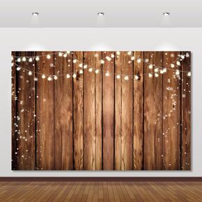 ChloropLastid 10x8ft Wood Backdrop for Photography Brown Rustic Wooden Backdrops for Party Wood Panel Background Baby Shower Birthday Party Vintage Wood Plank Wall Backdrop Photoshoot