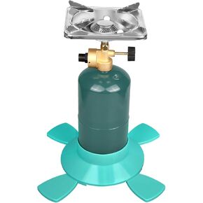 DOMINOX 10,000 BTU Propane Camping Stove, Portable Adjustable Flame Camping Stove with Gas Cylinder Base, Portable Backpacking Stove for Camping, Outdoor, Travel, Hiking (Propane Tank Not Included)
