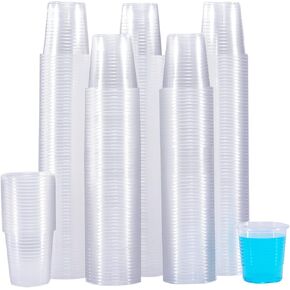 600 Pack 9 oz Plastic Cups, Clear Disposable Cups, Cold Party Drinking Cups, Clear Plastic Cups Bulk for Party, Picnic, BBQ, Wedding, Travel