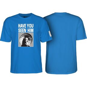 Powell Peralta Animal Chin Have You Seen Him T-Shirt Royal Blue Large