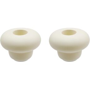 T Tulead 2PCS Candle Holder Decorative Candle Holder Ceramic Candlestick Holders White 2.32"×1.65"