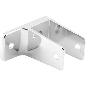 Prime-Line 656-6383 One Ear Wall Bracket for 1 In. Panels, Zinc Alloy, Chrome Plated (Single Pack)