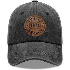 50th Birthday Gifts for Men Women Vintage 1974 Hat 50 Year Old Gifts Baseball Cap