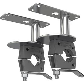 Magma Products T10-990: Mount, Dual Horizontal Round Rail, 1 1/2", Crossover Single Burner