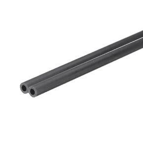 MECCANIXITY 2Pcs Carbon Fiber Tube 4 x 6 x 500mm Pultruded Carbon Fiber Tubing for RC Airplane Kite Wing Tube Quadcopter Arm