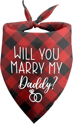 Dog Wedding Engagement Bandana My Mom Said Yes Dog Bandana Wedding Engagement Announcement Photo Prop Pet Accessories for Dog Lovers Owner Gift in Saudi Arabia
