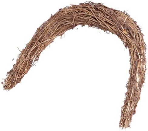 PRETYZOOM عيد الفصح الخشبي إكليل القمر إكليل العنب إكليل عيد الفصح الروطان إكليل القمر على شكل إكليل إكليل معلق لتزيين عيد الفصح in Kuwait