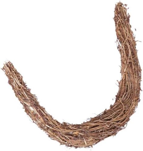 PRETYZOOM عيد الفصح الخشبي إكليل القمر إكليل العنب إكليل عيد الفصح الروطان إكليل القمر على شكل إكليل إكليل معلق لتزيين عيد الفصح in Kuwait