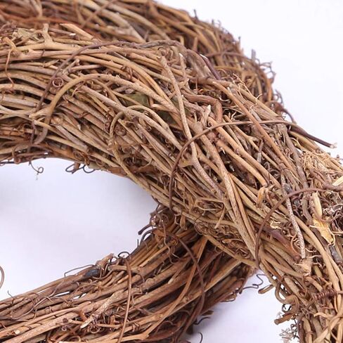 PRETYZOOM عيد الفصح الخشبي إكليل القمر إكليل العنب إكليل عيد الفصح الروطان إكليل القمر على شكل إكليل إكليل معلق لتزيين عيد الفصح in Kuwait