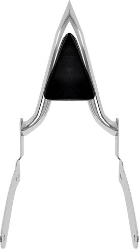Black Backrest Sissy Bar Passenger Back Rest Pad Compatible for Kawasaki Vulcan 900 Classic LT SE Custom, Vulcan 2000 1996-up (20" Height) in Saudi Arabia