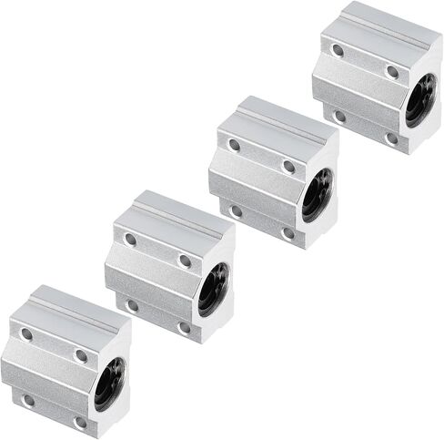 2pcs SCS12LUU Linear Slide Blocks, [12mm Bore] Steel Linear Motion Bearing for CNC Machines Packaging Equipment 3D Printers Use in Saudi Arabia