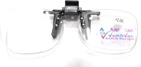 Clip On Reading Glasses 2.0, Readers Clip On and Flip Up, Magnifiers +2.00 By American Vision & Vision in Saudi Arabia