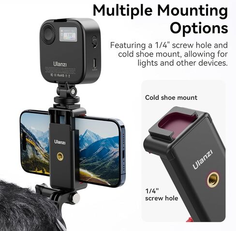 حقيبة ظهر بمشبك لهاتف Gopro iPhone - ULANZI Go Quick II CO62 حقيبة ظهر وحزام كتف ومشبك حزام + حامل هاتف متوافق مع iPhone GoPro Hero 12 11 10 9 8 7 6 5 DJI Osmo Action insta360 in Kuwait
