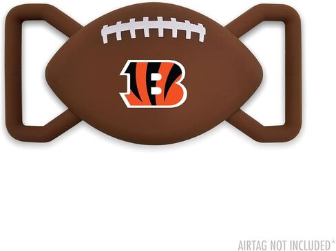 NFL CINCINNATI BENGALS سلسلة مفاتيح Apple AIR TAG HOLDER للكلاب والقطط، حافظة لجهاز تعقب Apple Airtag، حامل قلادة جهاز تتبع الكلاب GPS in Kuwait
