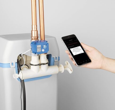 GE Water Softener System, 30,000 Grain Capacity, Reduce Hard Mineral Levels at Water Source, Reduce Salt Consumption, Improve Water Quality for Drinking, Laundry, Dishwashing & More, GXSF30V in Saudi Arabia