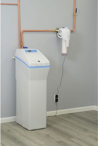 GE Water Softener System, 30,000 Grain Capacity, Reduce Hard Mineral Levels at Water Source, Reduce Salt Consumption, Improve Water Quality for Drinking, Laundry, Dishwashing & More, GXSF30V in Saudi Arabia