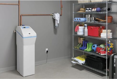 GE Water Softener System, 30,000 Grain Capacity, Reduce Hard Mineral Levels at Water Source, Reduce Salt Consumption, Improve Water Quality for Drinking, Laundry, Dishwashing & More, GXSF30V in Saudi Arabia