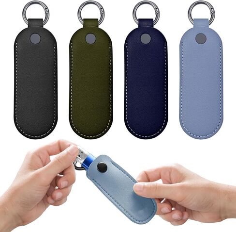 4 PCS Flash Drive Case, Leather USB Storage Case, USB Flash Drive Leather Cover for USB Flash Drive Flash Drive Holder Case and Easy Storage in Saudi Arabia