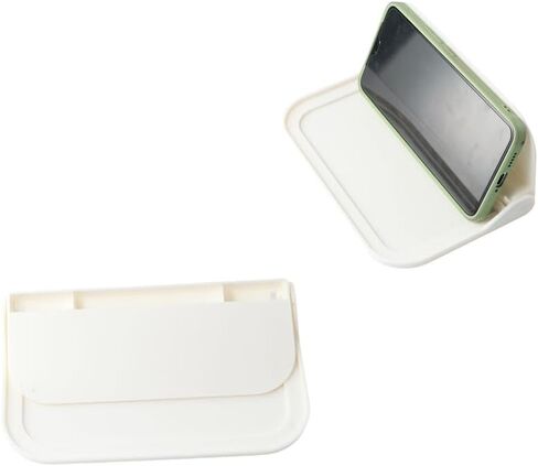 2 Pack Wall Folding Shelves Wall Mounted Folding Storage Shelves Floating Bathroom Space Saver Display Shelves Plastic Container Board in Saudi Arabia