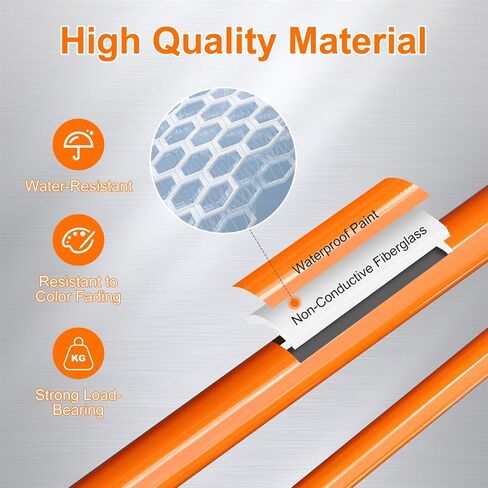 Height Stick for Trucks,15FT Load Height Measuring Stick,Accurately Height Stick Non-Conductive,Height Measuring Stick for Trucks with Adjustable Pole for Trucks, Car Haulers in Saudi Arabia