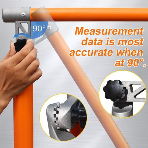 Height Stick for Trucks,15FT Load Height Measuring Stick,Accurately Height Stick Non-Conductive,Height Measuring Stick for Trucks with Adjustable Pole for Trucks, Car Haulers in Saudi Arabia