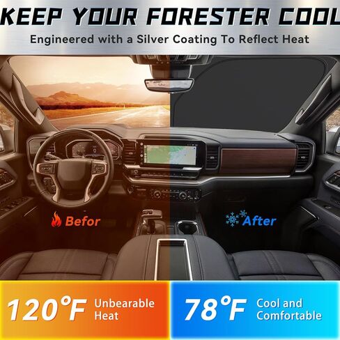 Windshield Sunshade for Ford F150-2024 Upgrade Front Car Shades, Foldable Sun Shade Protector Custom Fit 2019-2023 /Ford F150, Regular cab, Crew cab, Double Cab Accessories in Saudi Arabia