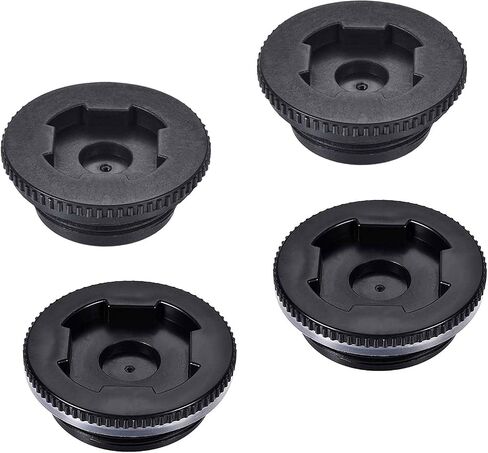 MECCANIXITY Plug Fittings G2 Thread and G1-1/2 Thread Flanged Adapters Sealing Plugs with Silicone Gasket for Water Tanks, Aquariums, Pack of 4 in Saudi Arabia