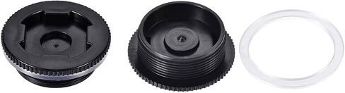MECCANIXITY Plug Fittings G2 Thread and G1-1/2 Thread Flanged Adapters Sealing Plugs with Silicone Gasket for Water Tanks, Aquariums, Pack of 4 in Saudi Arabia