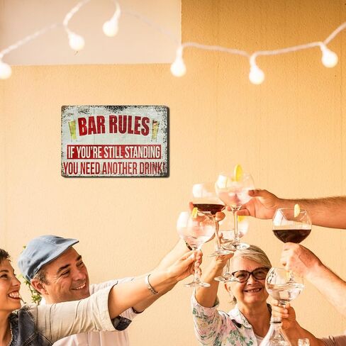 علامة المرآب خمر رجل كهف ديكور بار الملحقات شخصية تسجيل علامة المنزل جدار الفن الديكور الرجال هدية 8x12 بوصة in Kuwait