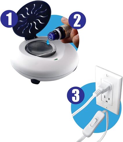 Aromashell Electric Plug-in Aromatherapy Diffuser/Warmer for Essential Oils and Fragrance for Bedroom, Bathroom, Kitchen, Home, Office, Travel, Gift (Blue) (Pack of 1) in Kuwait
