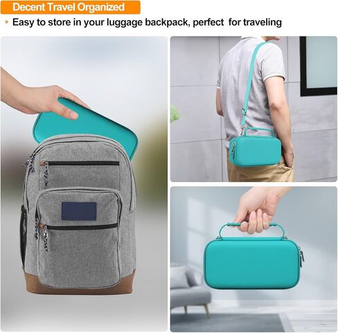 حقيبة حمل قلم Elonbo ثلاثية الأبعاد لقلم الطباعة SCRIB3D P1 ثلاثي الأبعاد مع شاشة العرض، وجيب شبكي إضافي يناسب خيوط PLA، وكتاب الاستنسل، ودليل المشروع، والشاحن، أخضر + أخضر (الجراب فقط! SCRIB3D P1 غير متضمن) in Kuwait