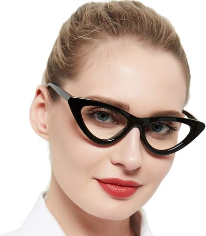 Unique Reading Glasses for Women Blue Light Blocking Readers Retro Cat Eye Style in Saudi Arabia
