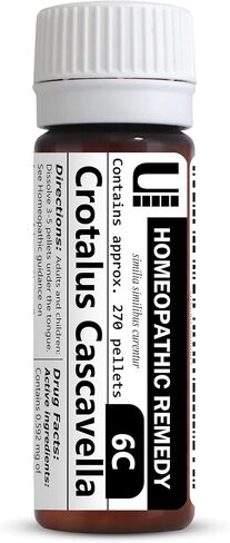Crotalus Cascavella 200C Homeopathic Remedy, 270 Pellets in Saudi Arabia