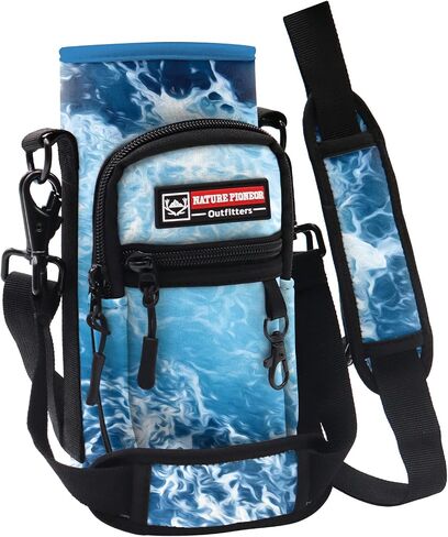 NATURE PIONEOR Water Bottle Carrier Holder Sleeve with Adjustable Strap25 32 40 oz, Insulated Water Bottle Holder Sling Bag in Saudi Arabia