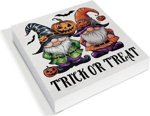 Halloween Decorations Halloween Kitchen Decor Coffee Wooden Sign Halloween Decorations Indoor for Desk Table Shelf 5 X 5 Inches in Saudi Arabia