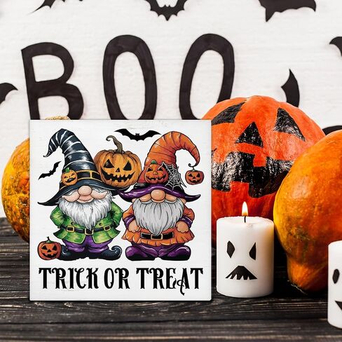Halloween Decorations Halloween Kitchen Decor Coffee Wooden Sign Halloween Decorations Indoor for Desk Table Shelf 5 X 5 Inches in Saudi Arabia