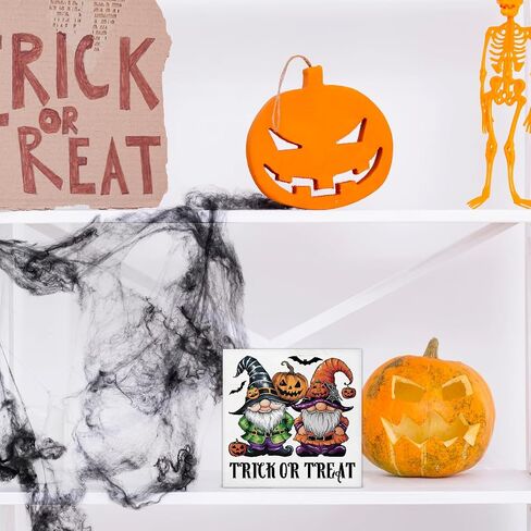 Halloween Decorations Halloween Kitchen Decor Coffee Wooden Sign Halloween Decorations Indoor for Desk Table Shelf 5 X 5 Inches in Saudi Arabia