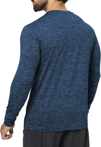 قميص هينلي رجالي جاف مناسب للتكنولوجيا 3 أزرار T مقاس نحيف سريع الجفاف للصالة الرياضية تي شيرت طويل الأكمام خفيف الوزن أساسي غير رسمي in Kuwait