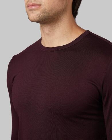 32 Degrees Heat Men's Lightweight Crew Baselayer Top | Form Fitting | Long Sleeve| 4-Way Stretch | Thermal in Saudi Arabia