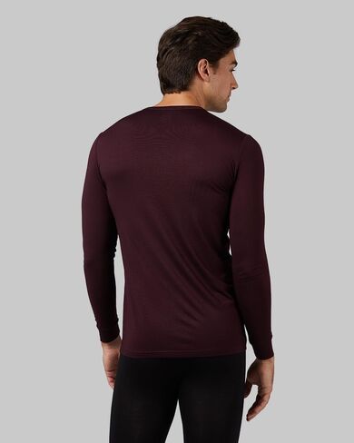 32 Degrees Heat Men's Lightweight Crew Baselayer Top | Form Fitting | Long Sleeve| 4-Way Stretch | Thermal in Saudi Arabia