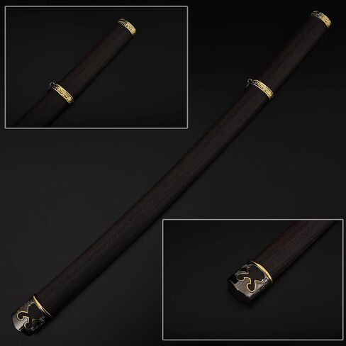 Elden Ring Sword Blood Sword Moonveil Sword Stainless Steel Metal Sword Replica Sword Suitable for Cosplay Enthusiasts to Collect Gifts (Black) in Saudi Arabia